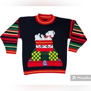 Adorable boys vintage Christmas sweater